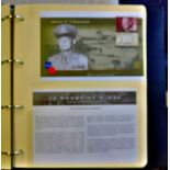 Military 'D' Day Cover Collection In an album - First Day and Commemorative Covers including Royal