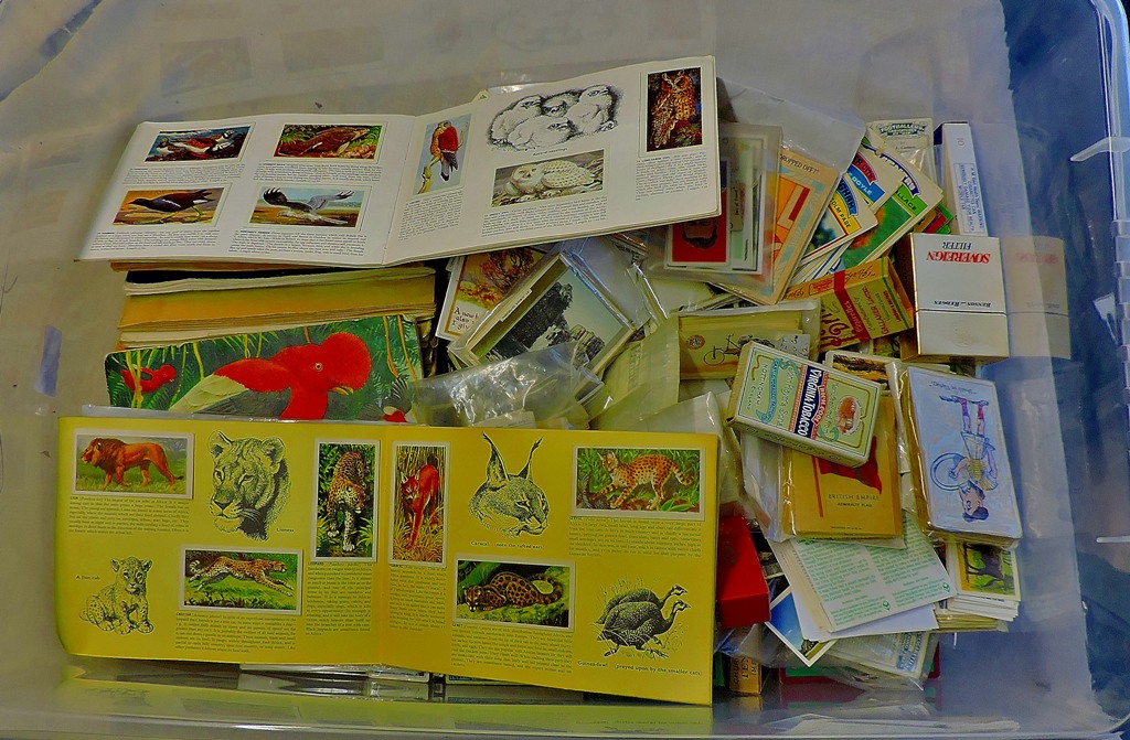 Cigarette Trade Cards-Large carton with wide range of odds & part sets, also some in 1d or Brook