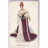 Royalty/Advertising - The Princess of Wales - Victoria Mary of Teck, Crown portrait by Milkmaid