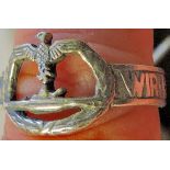 German WWII U-Boat ring, marked .800 Silver, this is a scarce ring.