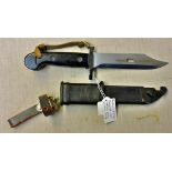 East German AK47 Bayonet with original fittings, in excellent condition.