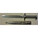 Swedish M1896 Mauser Naval issue bayonet, numbers don't match by this has a scarce naval marking '