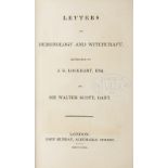 BOOK: LETTERS ON DEMONOLOGY AND WITCHCRAFT BY SIR WALTER SCOTT, BART, LONDON, 1830.