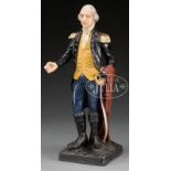 CAST LEAD COUNTER TOP FIGURE OF GEORGE WASHINGTON.