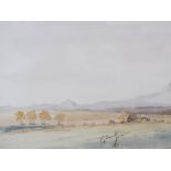 KENNETH HOLMES, signed water colour, "Arkansas Valley, Colorado", 10 " x 17"