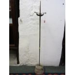 PERIOD SWORD, early rapier sword. mounted in a circular sandstone block