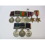 RAF GROUPS, 2 WWII RAF groups, 1 with War & Defence medal, General Service medal with Malaya