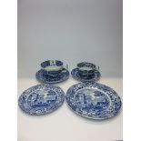 COPELAND SPODE, "Italian" pattern teaware, 41 pieces