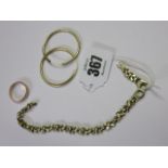 GOLD BRACELET, 9ct gold bracelet (A/F) 10.