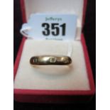 CLOGAU GOLD, 9ct Clogau Welsh gold band ring,