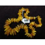 BALTIC AMBER BEAD NECKLACE