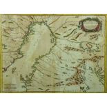 French School. 'Cajanie ou Bothnie Orientale', Map, overall 17.25" x 23.5".