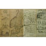 English School. A New Map of Denmark and Sweden, Map, overall 24.75" x 40.75".