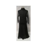 Medici, a black lace dress, size 12.