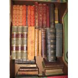 misc. 19th c., incl. leatherbound vols. (1 box)