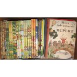 RUPERT BEAR, misc. vols. (1 box)