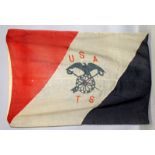 AN AMERICAN ARMY TRANSPORT SERVICE FLAG, CIRCA. 1917. 6ft x 3ft 6ins.