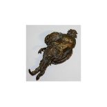 PIERRE JULES MENE (1810-1879) FRENCH A BRONZE OF A DEAD COCKEREL, CIRCA. 1850. Signed P. J. MENE.