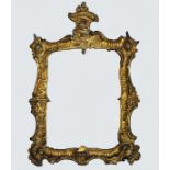 19th Century English School. An Elaborate Gilt Composition Frame, with inset print, 8" x 6".