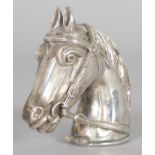 A NOVELTY SILVER HORSE'S HEAD VESTA.