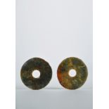 Pair of Neolithic Bi Discs