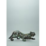 Inlaid Bronze Warring States Period Feline