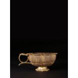 Silver Tang Dynasty Gilt Cup