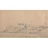 Edward William Cooke (1811-1880) British. 'Luxor Looking North', Pencil, Inscribed and Dated '19 Feb