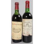 CHATEAU LA LAGUNE, 1975, 1 bottle; CHATEAU VIEUX MOULIN DU CADET, 1 bottle.