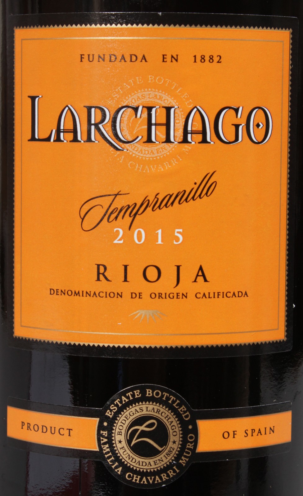 BODEGAS LARCHAGO TEMPRANILLO RIOJA, 6 bottles. - Image 2 of 2