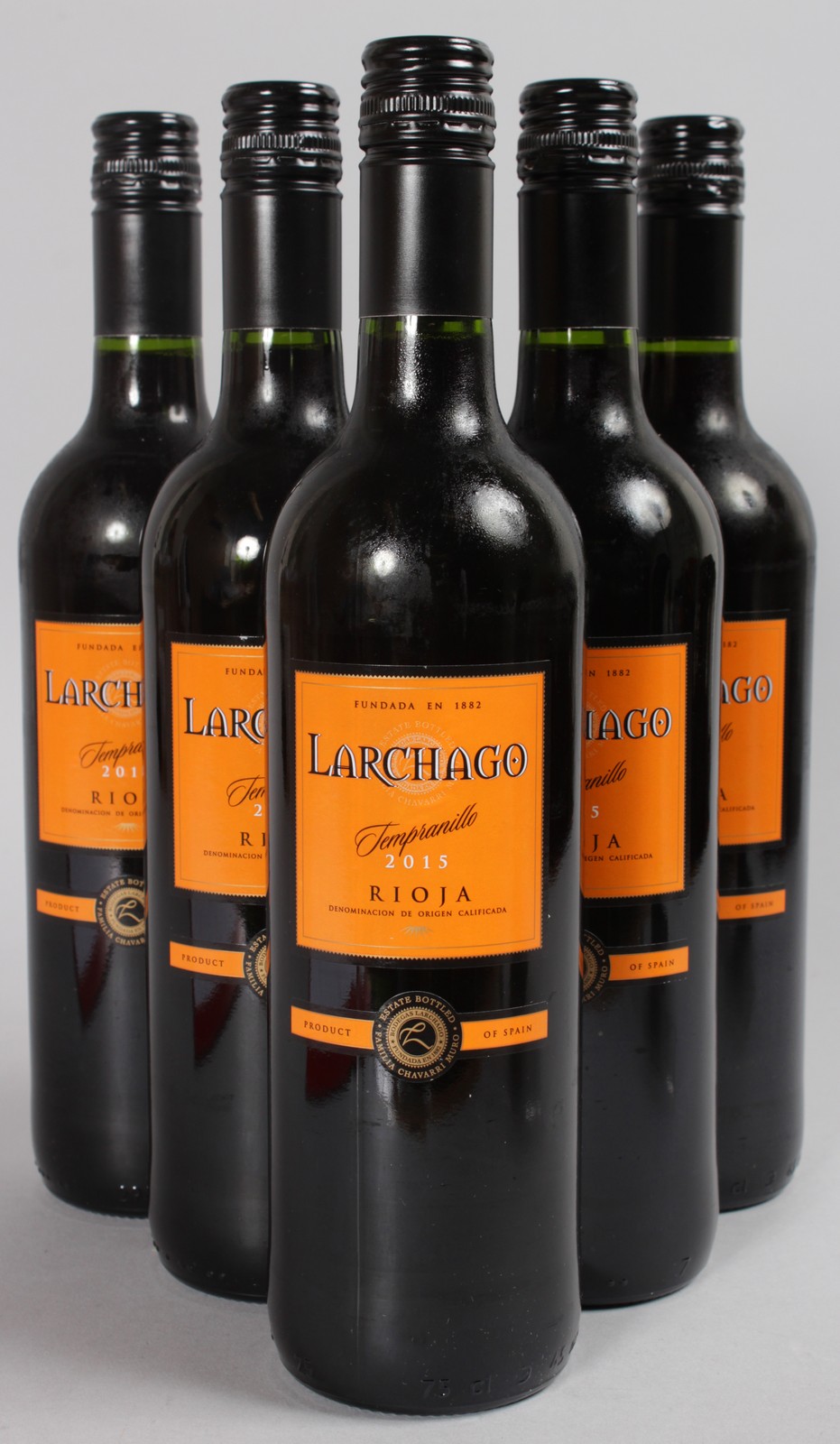 BODEGAS LARCHAGO TEMPRANILLO RIOJA, 6 bottles.