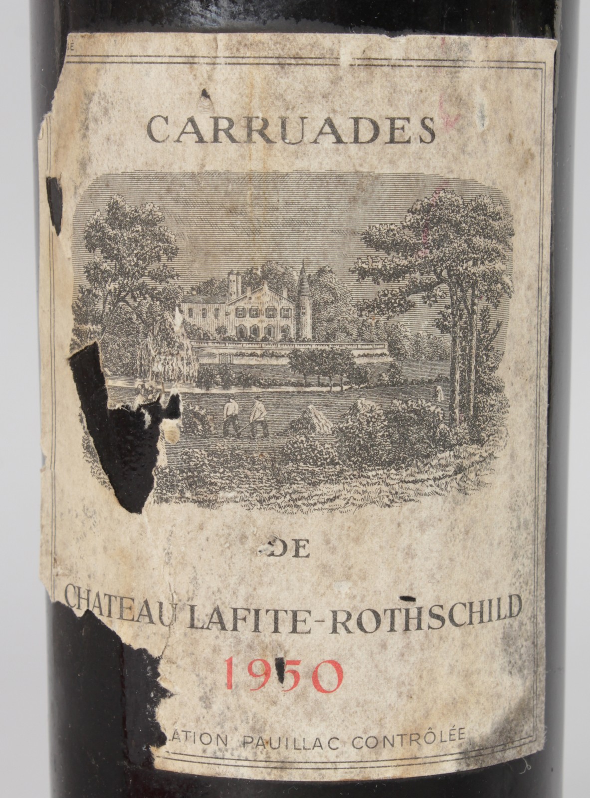 CARRUADES CHATEAU LAFITE ROTHSCHILD, 1950, 1 bottle. - Image 2 of 5