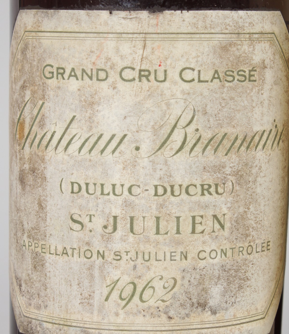 CHATEAU MOUTON ROTHSCHILD, 1962, 1 bottle; CHATEAU BRANAIRE, 1962, 1 bottle; CHATEAU LAUJAC, 1968, 1 - Image 2 of 9