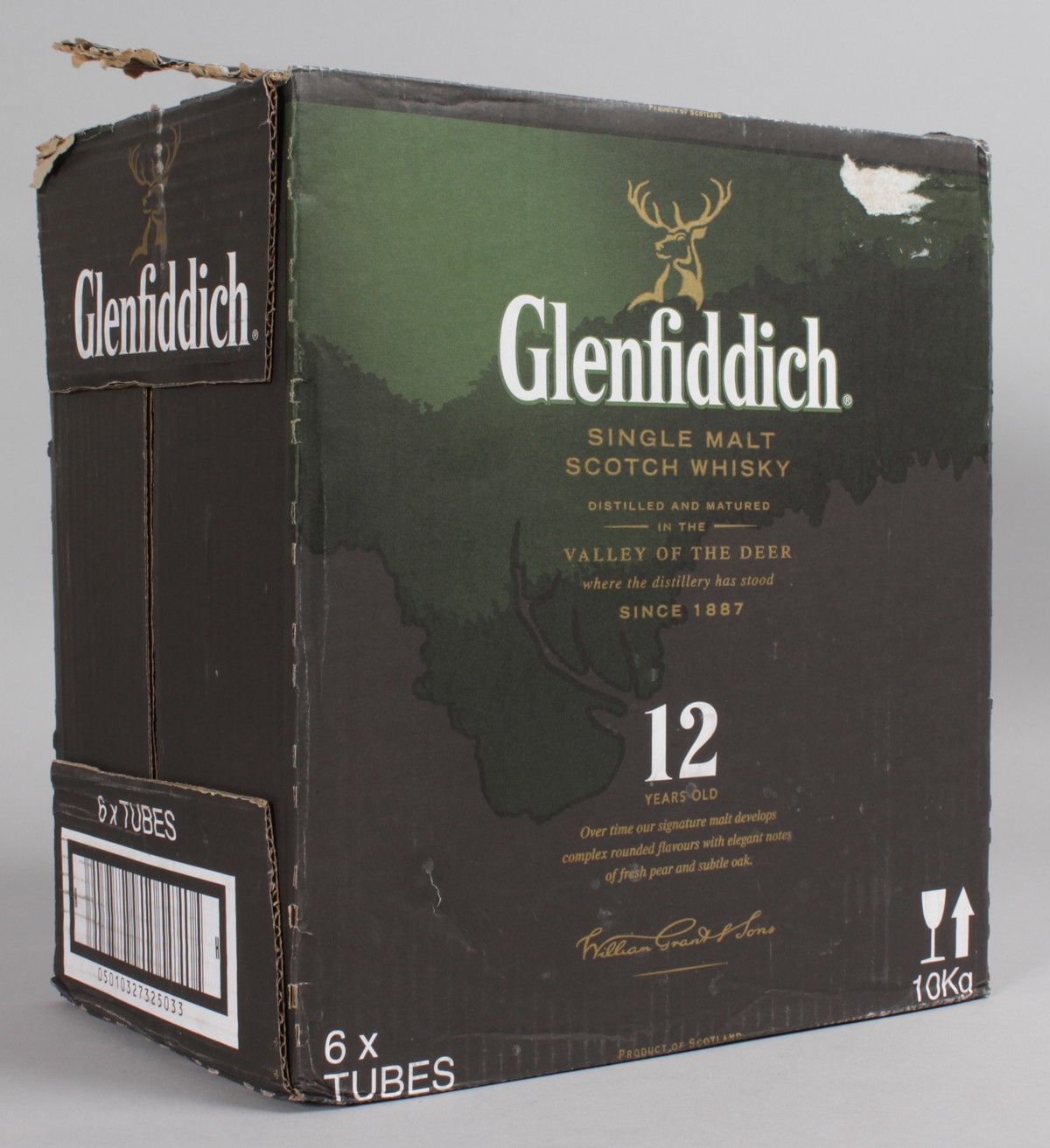 GLENFIDDICH SINGLE MALT SCOTCH WHISKY, 6 x 70cl, in tubes (6 bottles). - Image 5 of 5