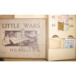 [GAMES] WELLS (H. G.) Little Wars, A Game for Boys, obl. 8vo, illus., L., 1931; ANGELL (N.) The