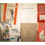 [CARTOONISTS] misc. coll'n incl. Osbert Sitwell publisher's proof, & publisher's "Show Room" copy (