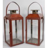 A PAIR OF LANTERNS.