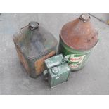 CASTROL CONE TOPPED OIL CAN, WF SMALLMAN & VALOR