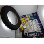 DUNLOP CORD BALLOON TYPE TYRE 12.5 X 2.25 WITH 2 NEW INNER TUBES FOR AUSTIN J40 PEDAL CAR &