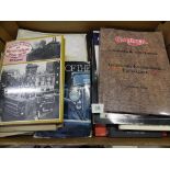 BOX OF CAR & TRANSPORT BOOKS