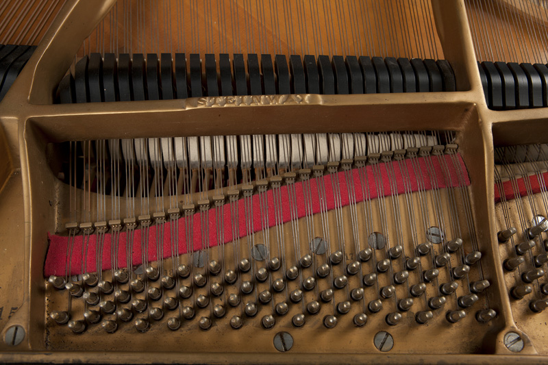 Steinway & Sons model M ebonized baby grand piano - Image 8 of 13