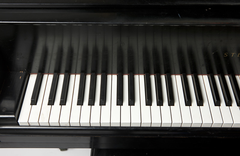 Steinway & Sons model M ebonized baby grand piano - Image 6 of 13