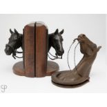 Keith Christie bookends & a Mehl Lawson door knocker