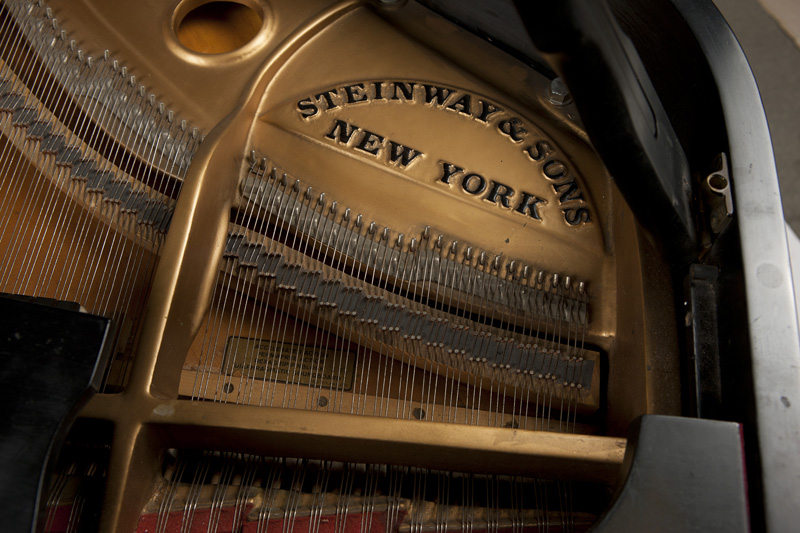 Steinway & Sons model M ebonized baby grand piano - Image 7 of 13