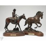 Two Western bronzes, Linda S. Stewart and Joelle Smith