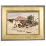 1010 Lockwood de Forest (1850-1932 Santa Barbara, CA) ''Santa Ynez'', landscape, signed, titled