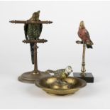 1004 A group of three Vienna bronze vanity items Late 19th/early 20th century, the first: