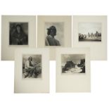 1039 20th Century group of Native American photographs Five silver print photographs of Native