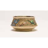 A Russian vermeil & enamel master salt cellar