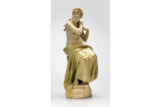 An Amphora art pottery sculpture, ''La Toilette'' - Image 2 of 3